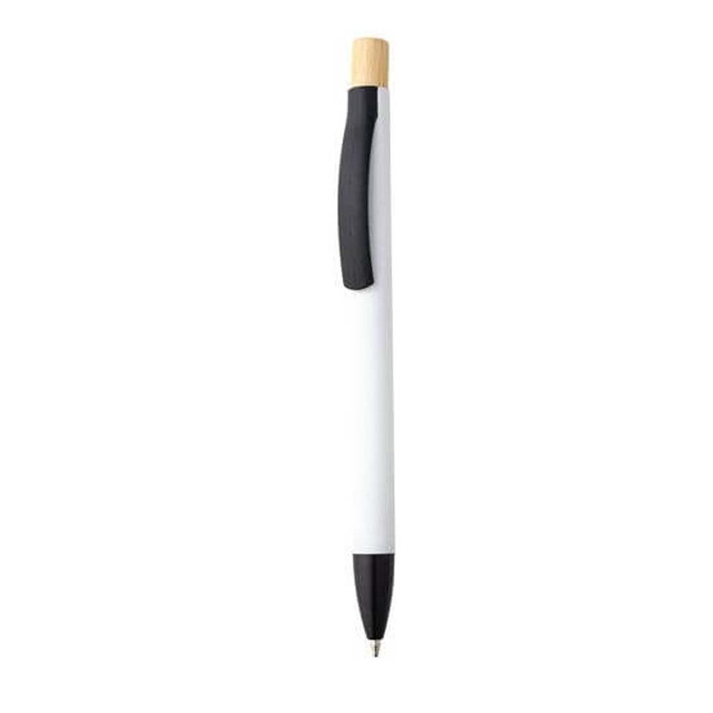 BOLT Aluminium Push Action Ballpen White