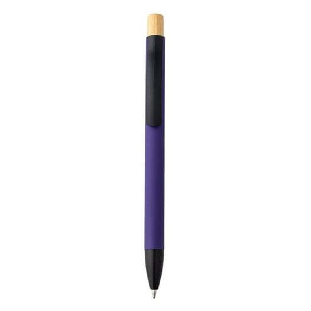 BOLT - Aluminium Push Action Ballpen - Purple - Image 3