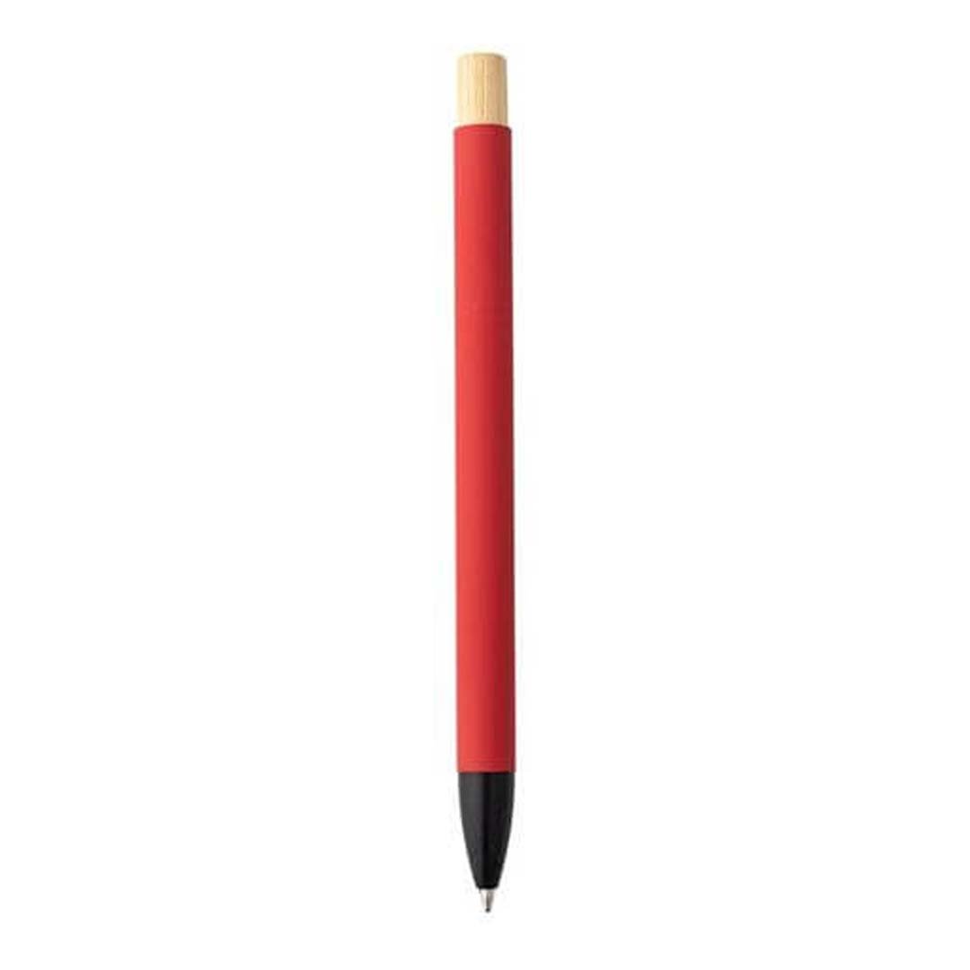 BOLT - Aluminium Push Action Ballpen - Red - Image 3