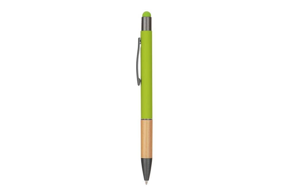 AYTOS - Metal Stylus Pen with Bamboo Grip - Green - Image 2