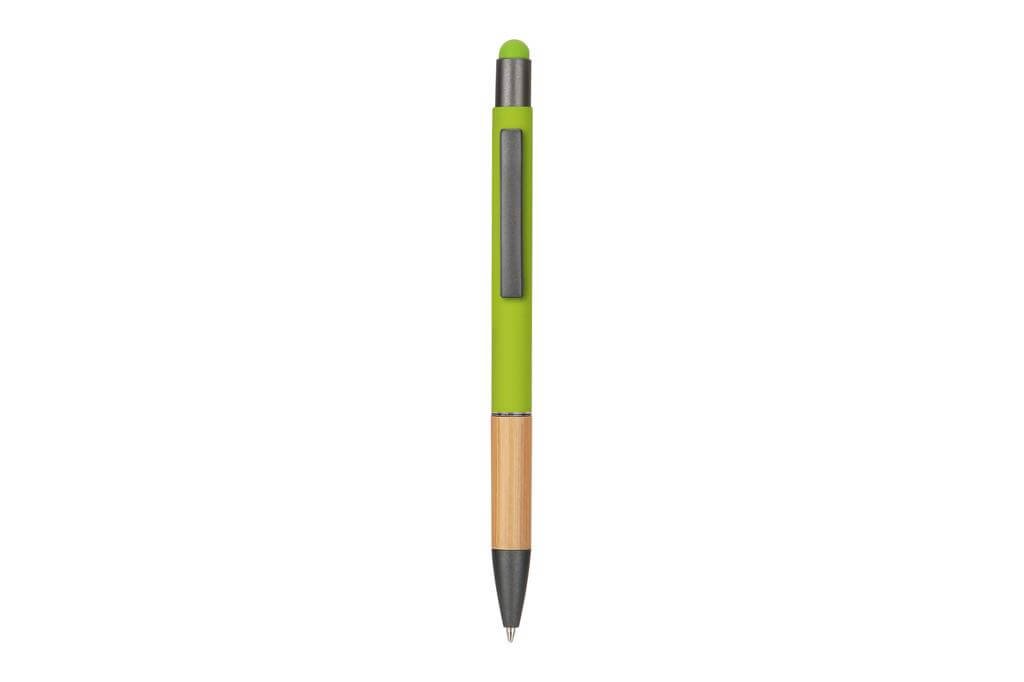 AYTOS - Metal Stylus Pen with Bamboo Grip - Green - Image 3