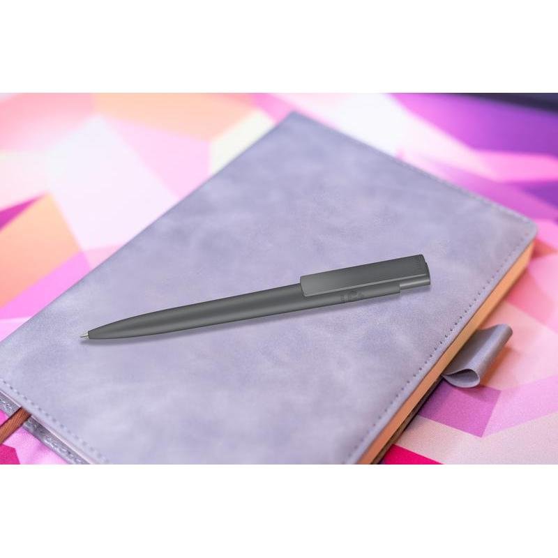 UMA PRO F OCEAN Recycled Plastic Pen - Dark Grey - Image 3