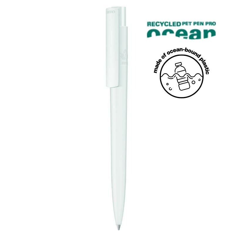 UMA PRO F OCEAN Recycled Plastic Pen White