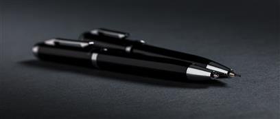 LUZERN SET - Swiss Peak Pen Set - Black - Image 5