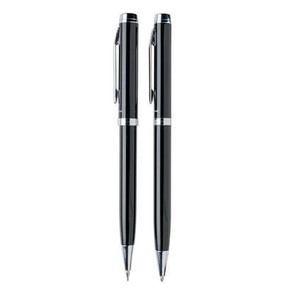 LUZERN SET - Swiss Peak Pen Set - Black - Image 3