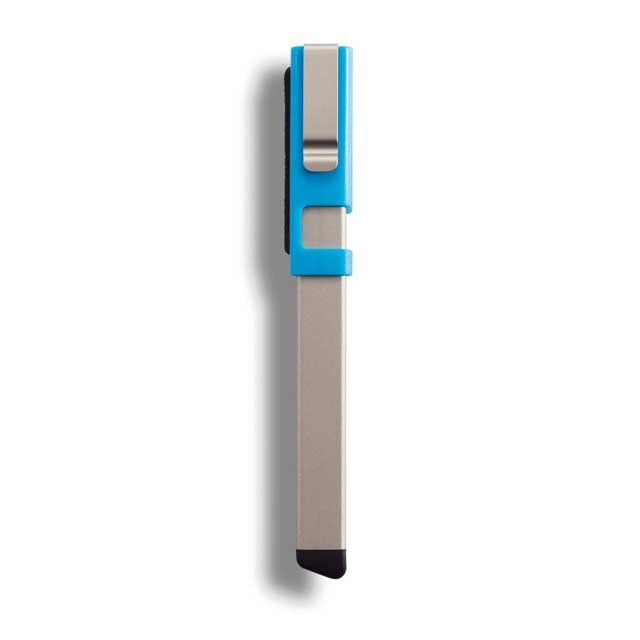XDDESIGN Kube Metal 4 In 1 Pen - Grey/Blue - Image 3