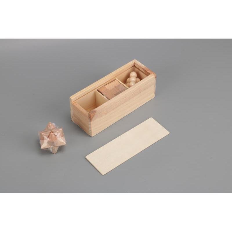 BRENNA - eco-neutral 3 pcs Brain Teaser Puzzle Set - Image 4