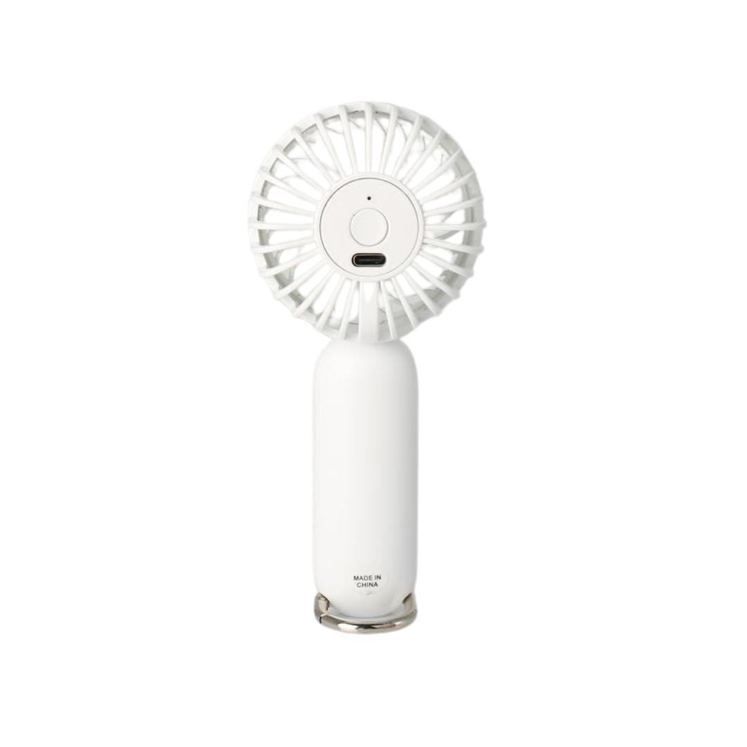 HOFN - Rechargeable Mini Hand Fan - White - Image 4