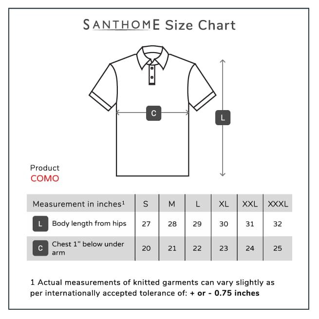 Santhome COMO - Premium Texture Knit Polo Shirt - Image 3