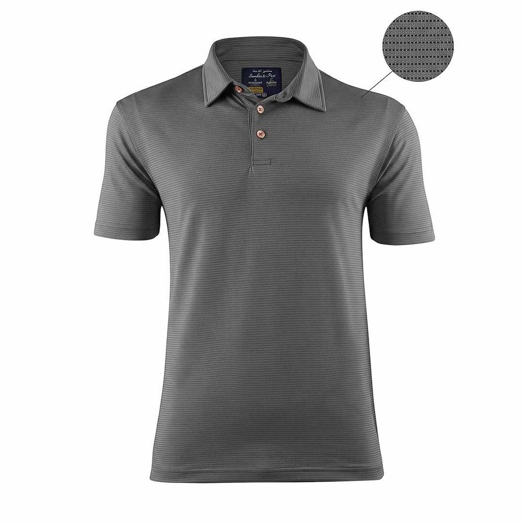 Sandies & Putt Men's Golf Polo with UV Protection