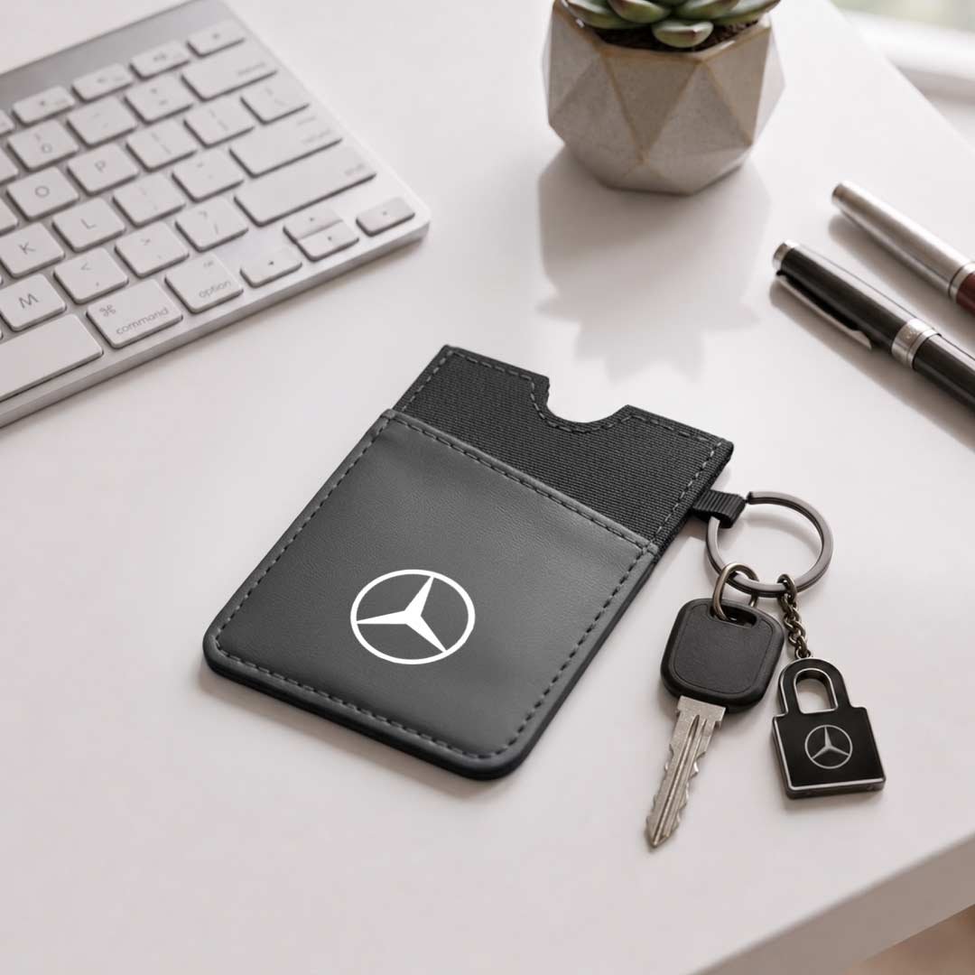 LUGANO - Vertical RFID Cardholder Wallet with Keyring - Carbon - Image 6