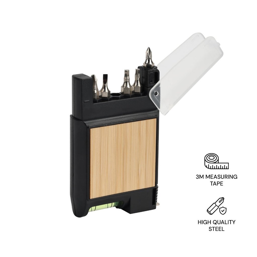 DELPHI All-in-One Tape Measure Kit with Levels & Screwdrivers