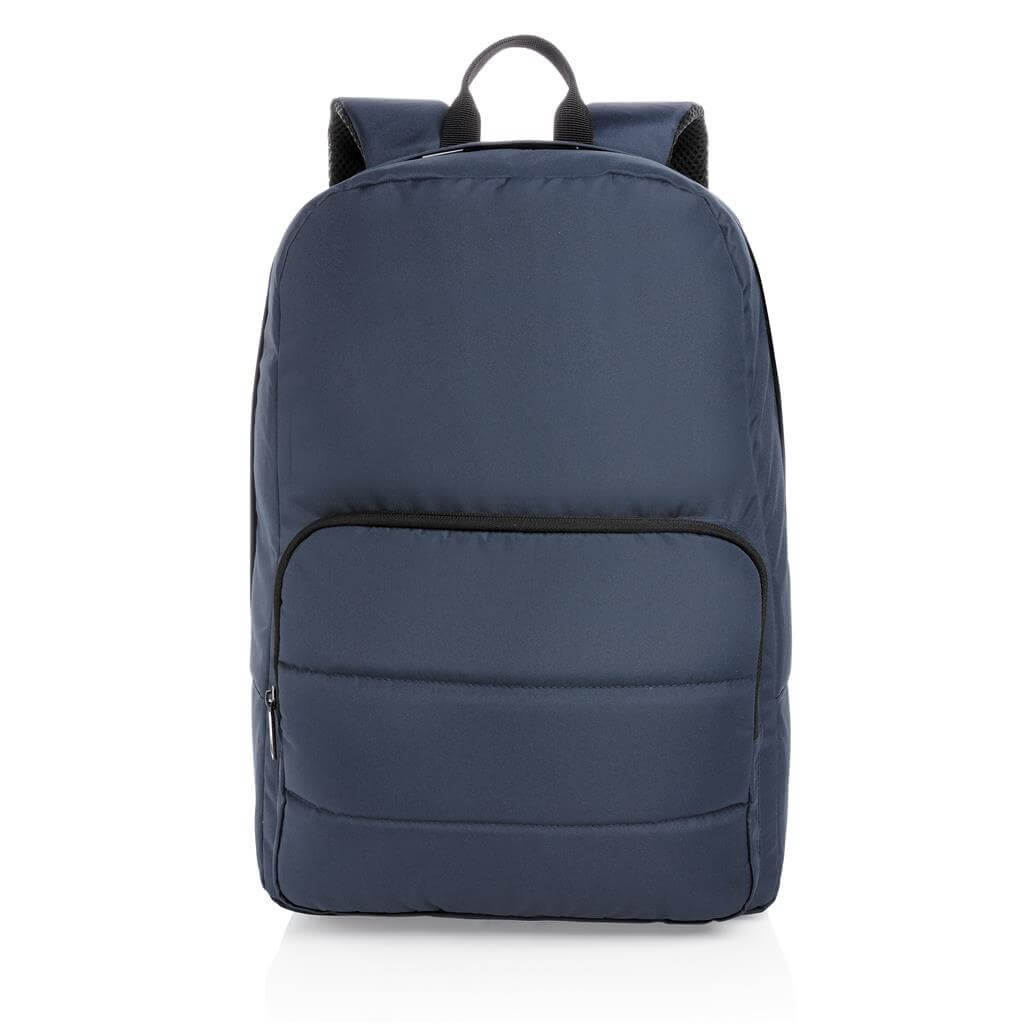 Impact AWARE™ RPET Basic 15.6" Laptop Backpack - Navy Blue - Image 2