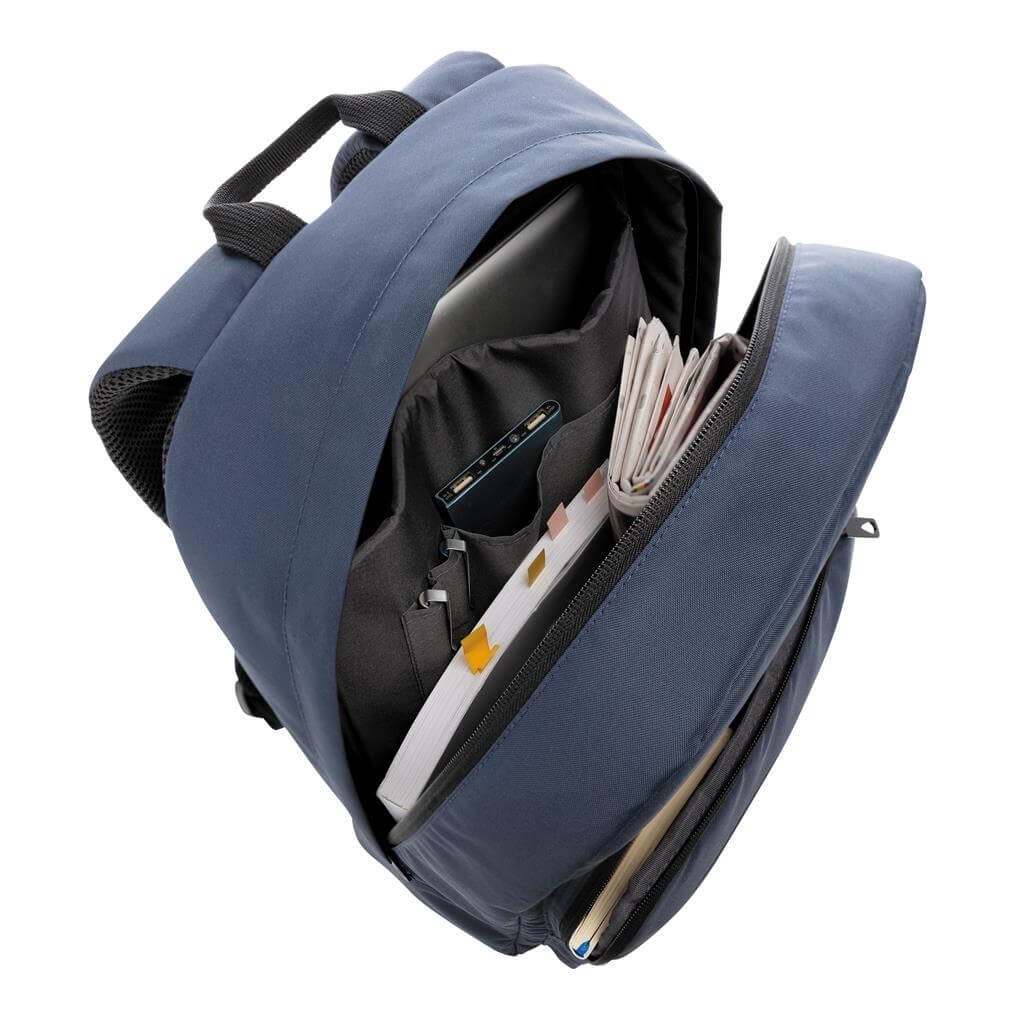 Impact AWARE™ RPET Basic 15.6" Laptop Backpack - Navy Blue - Image 5
