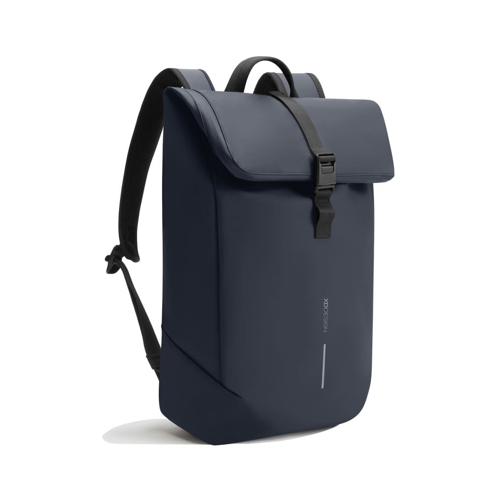 XDDESIGN Urban Water Resistant Flap-top Backpack - Navy - Image 2