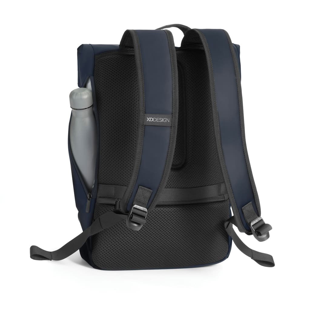 XDDESIGN Urban Water Resistant Flap-top Backpack - Navy - Image 4