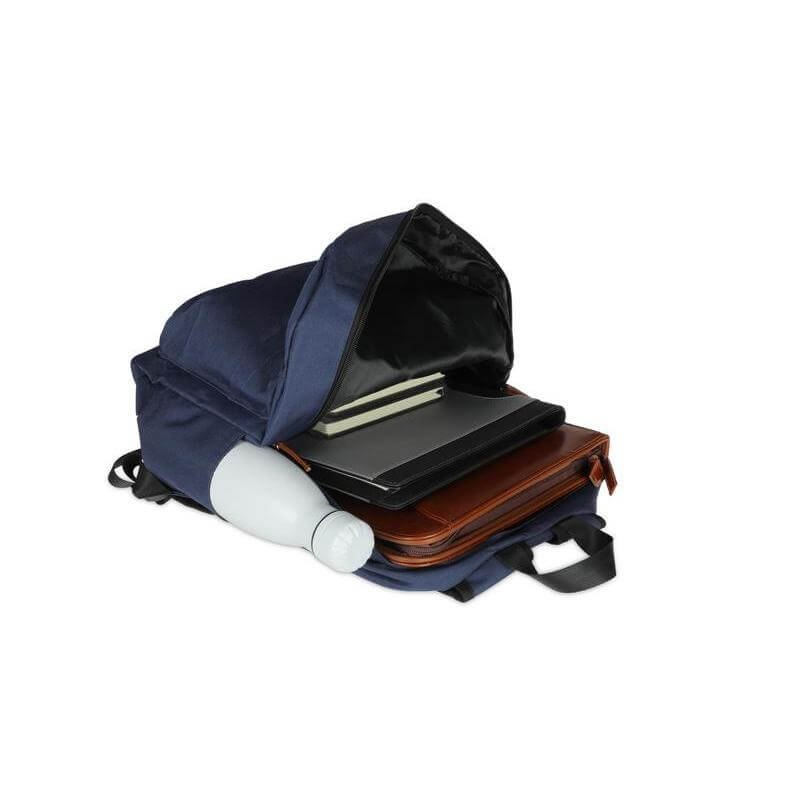 LINDOS - Giftology 900D Polyester Backpack - Navy Blue - Image 2