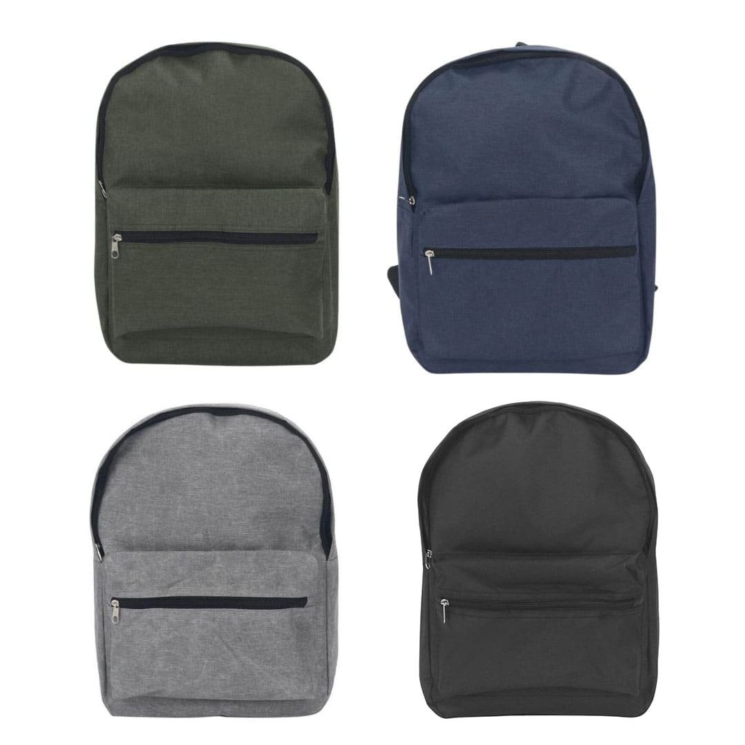 AKBEZ - Promotional 15" 300D Polyester Backpack - Black - Image 4