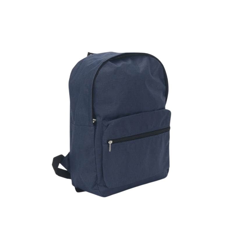 AKBEZ Promotional 15" 300D Polyester Backpack Navy Blue