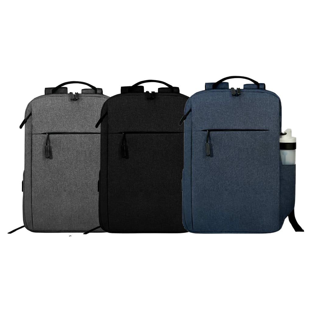 MALACCA - Giftology Laptop Backpack 12L - Grey (Anti-bacterial) - Image 4