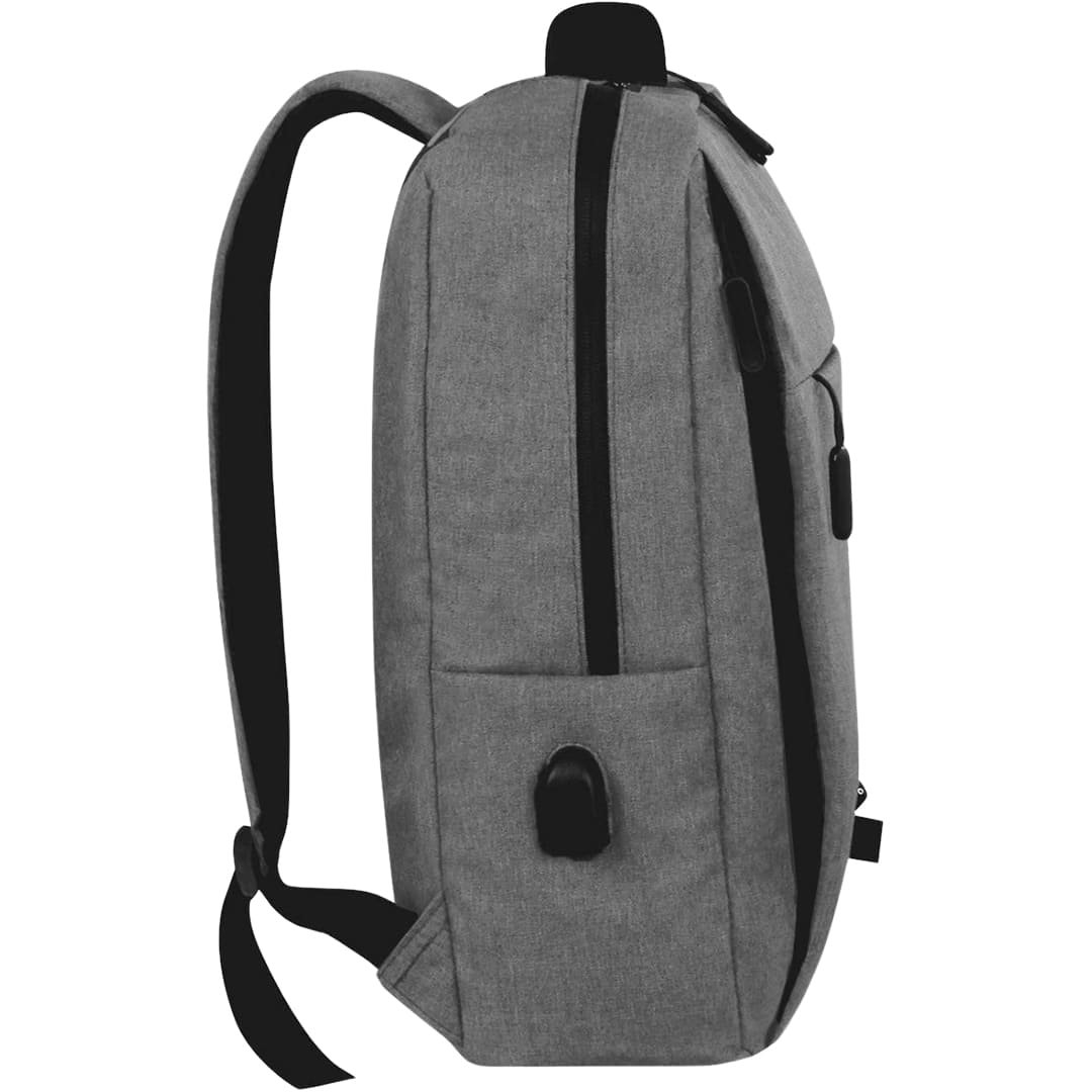 MALACCA - Giftology Laptop Backpack 12L - Grey (Anti-bacterial) - Image 2