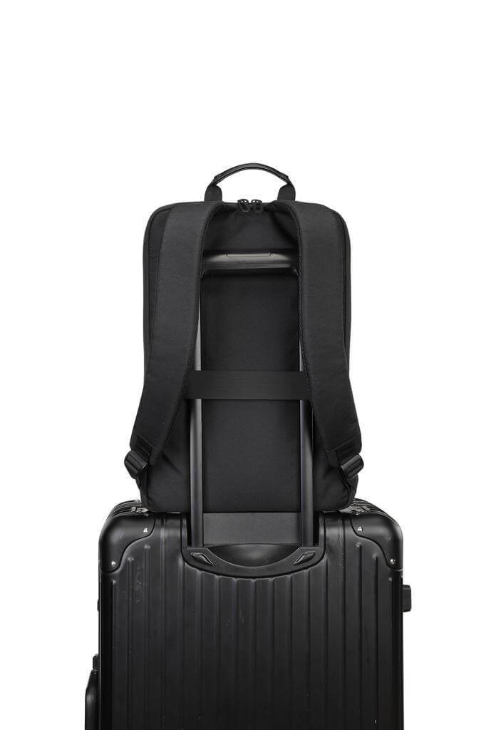 SANOK - CHANGE Collection Slim RPET 15.6" Laptop Backpack - Black - Image 4