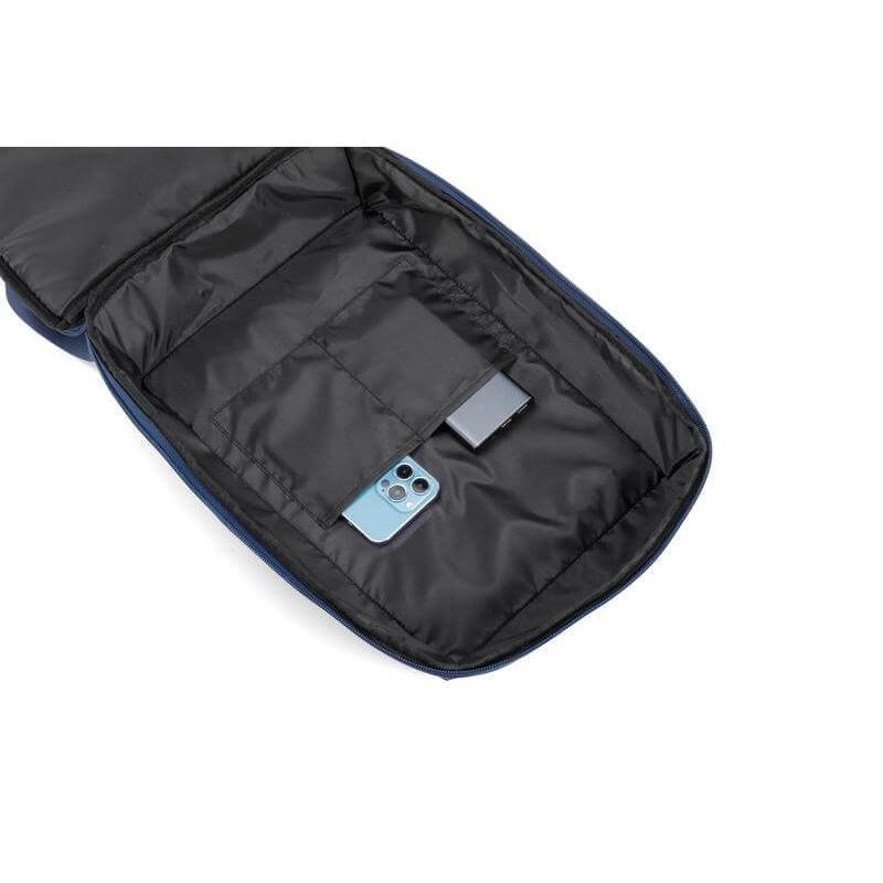 SANOK - CHANGE Collection Slim RPET 15.6" Laptop Backpack - Blue - Image 4