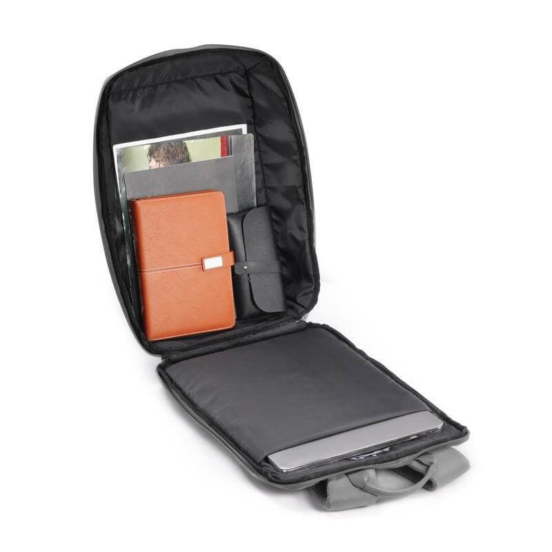 SANOK - CHANGE Collection Slim RPET 15.6" Laptop Backpack - Grey - Image 2