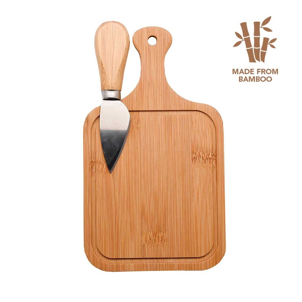 SIENA eco-neutral® Bamboo Cutting Board with Knife