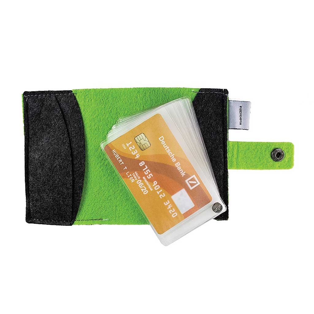Eco-neutral Felt Cards Holder - Dark Grey - Image 3