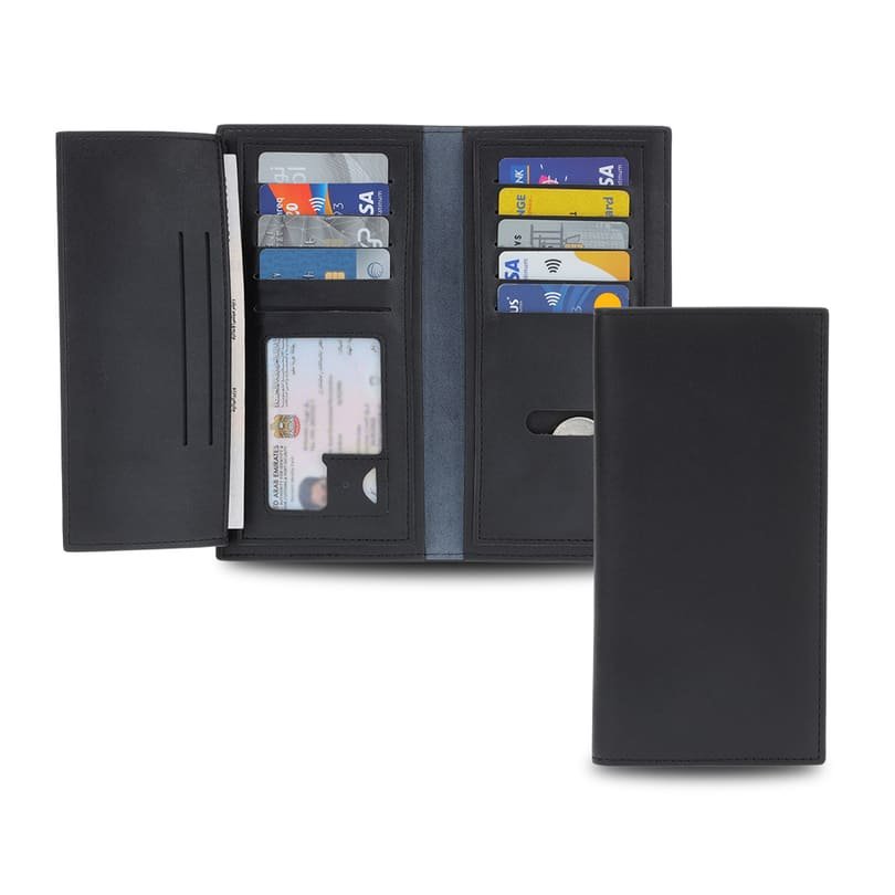 TRENTO PU Suit Coat Wallet Black