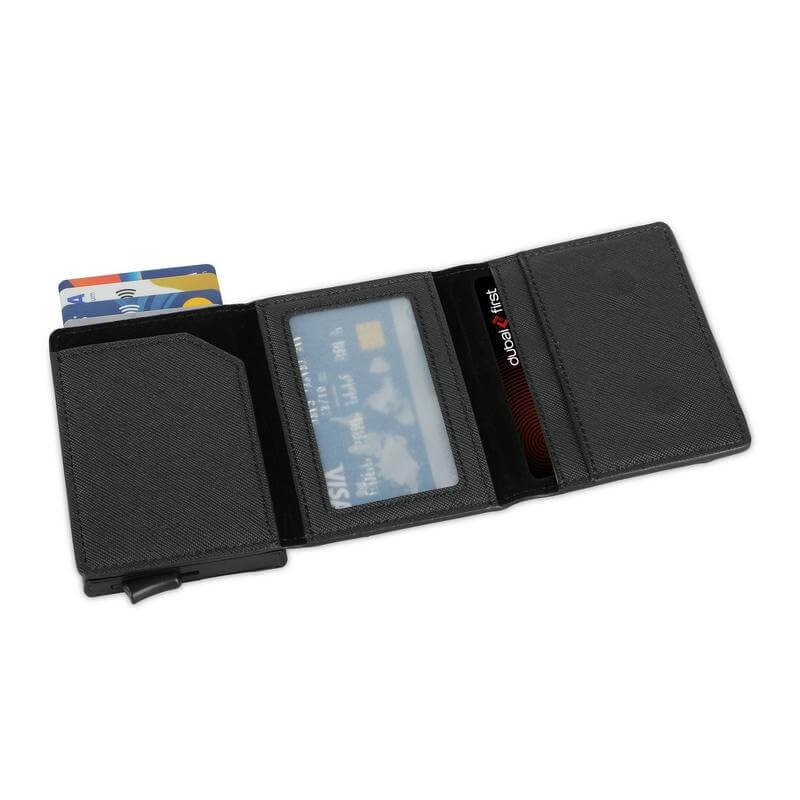 TORINO - SANTHOME RFID Sliding Card Holder - Black - Image 2