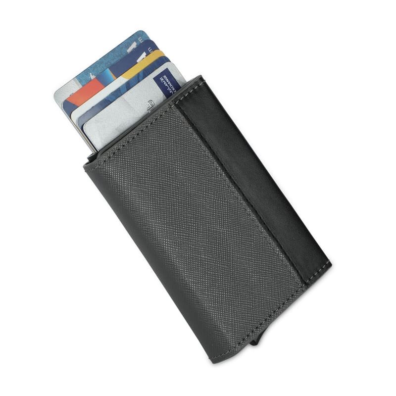 TORINO RFID Sliding Card Holder Dark Grey