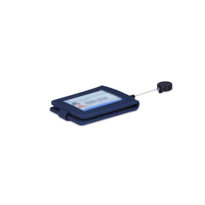 KOLN - Santhome ID Cardholder with Reel Badge - Navy Blue - Image 3