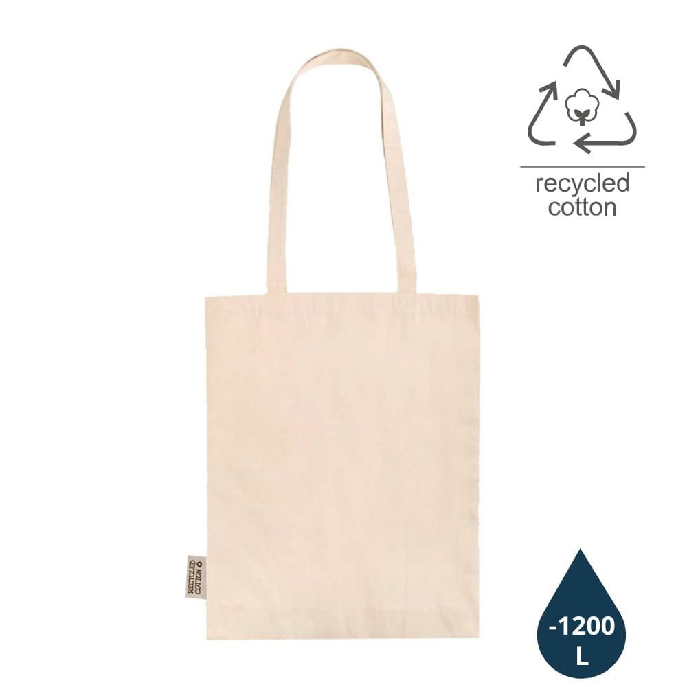 ABLAR GRS-certified Recycled Cotton Tote Bag Natural
