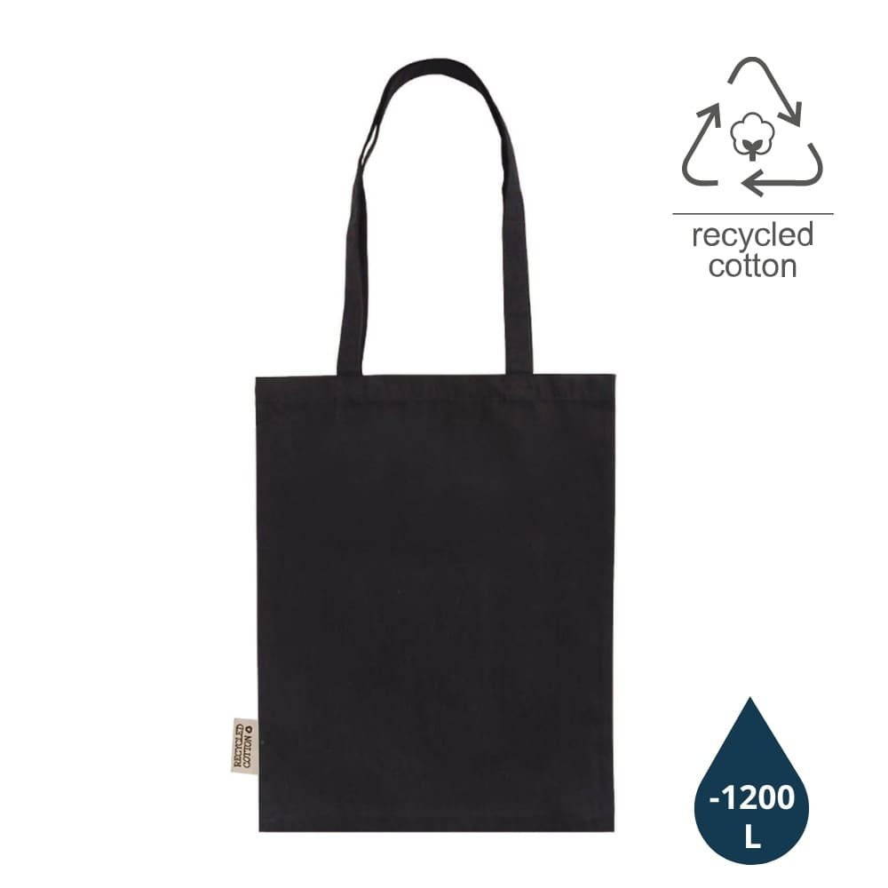 ABLAR GRS-certified Recycled Cotton Tote Bag Black
