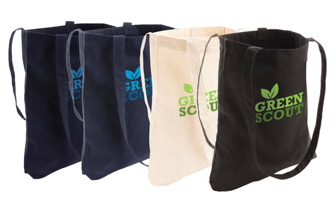 ABLAR - GRS-certified Recycled Cotton Tote Bag - Blue - Image 4