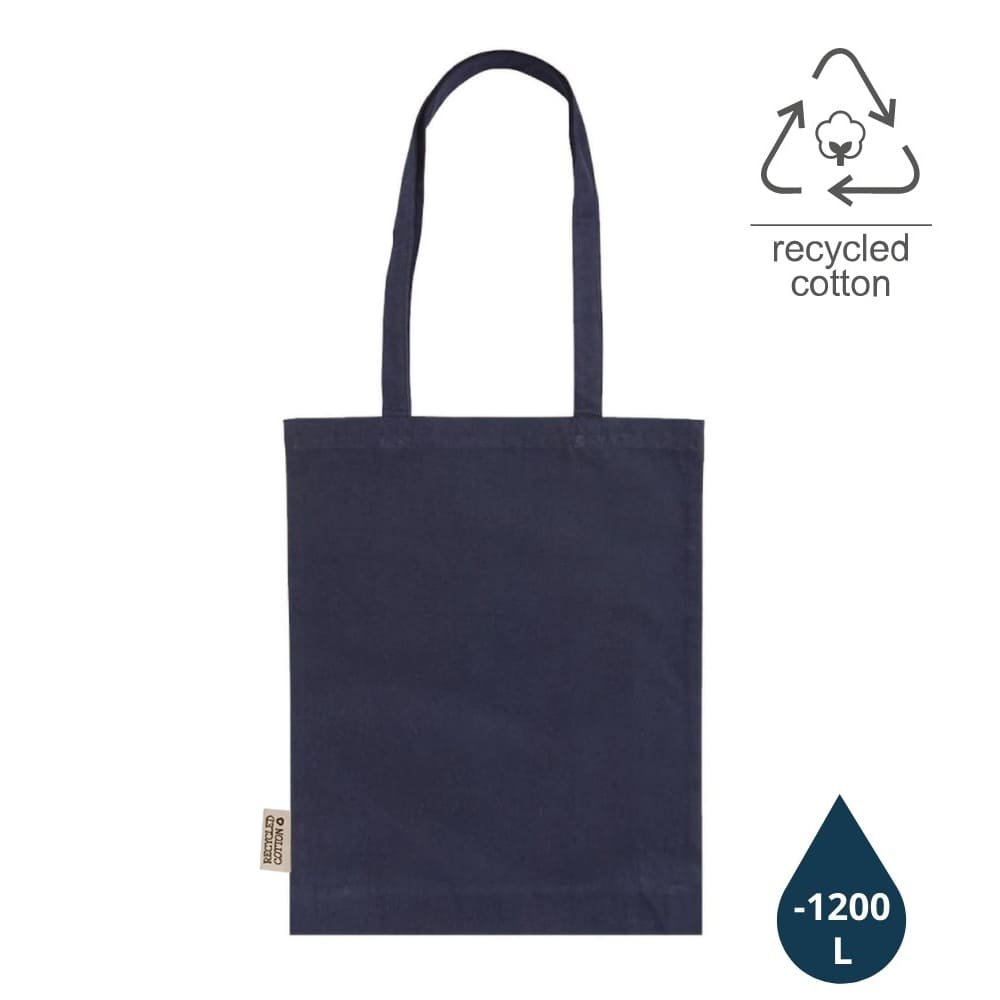 ABLAR GRS-certified Recycled Cotton Tote Bag Blue