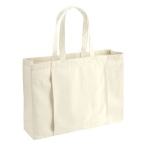 HURUP - Gym/Yoga 310GSM Cotton Tote Bag - White