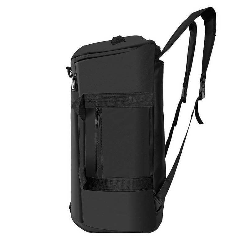 DOVER - Santhome Sports Travel Duffel Backpack - Black - Image 6