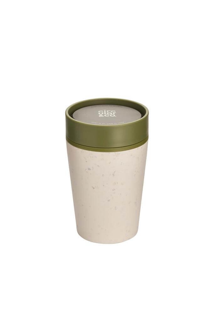 Circular Cup 8oz Cream & Honest Green - Image 3