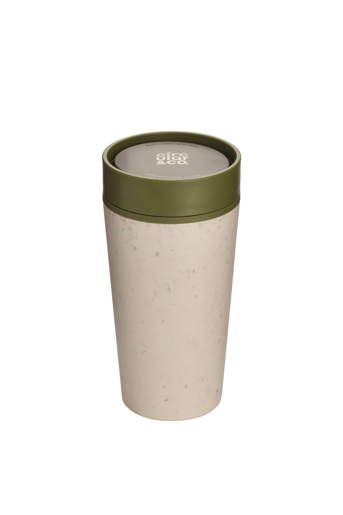 Circular Cup 12oz Cream & Honest Green - Image 3