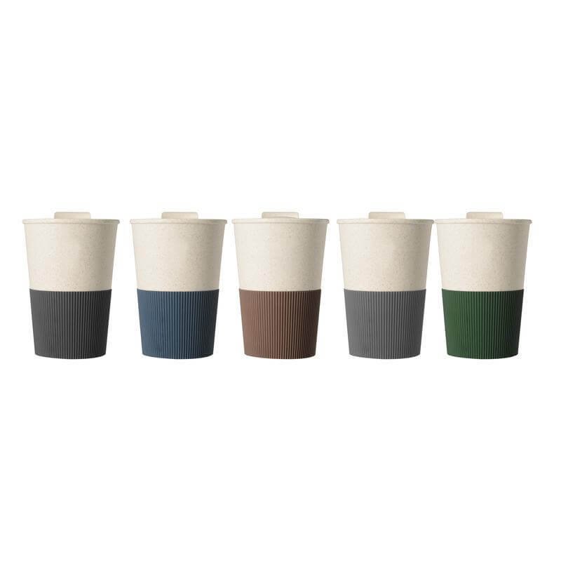MALTA - Reusable Wheatstraw Cup 350ml - Black - Image 2