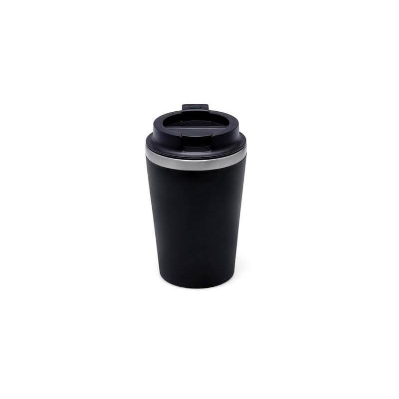 MOSS - Giftology Steel/PP Double Wall Tumbler - 350ml - Black - Image 2