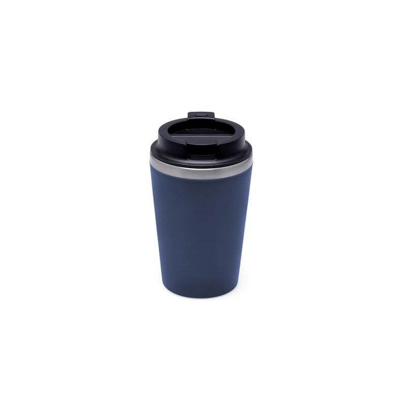 MOSS - Giftology Steel/PP Double Wall Tumbler - 350ml - Navy Blue - Image 2