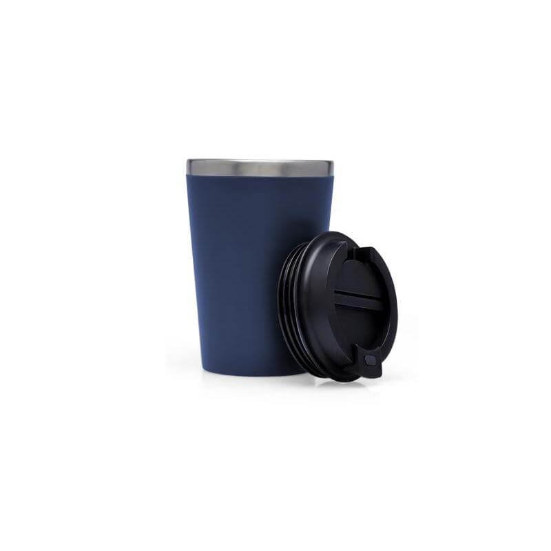 MOSS - Giftology Steel/PP Double Wall Tumbler - 350ml - Navy Blue - Image 3