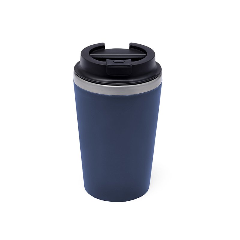 MOSS Steel/PP Double Wall Tumbler 350ml Navy Blue