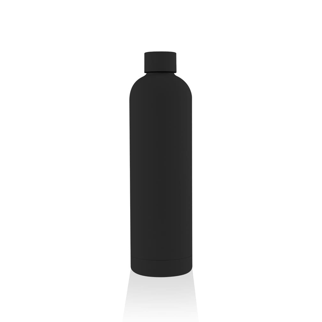 ORDINO Soft Touch Insulated Water Bottle 750ml Black