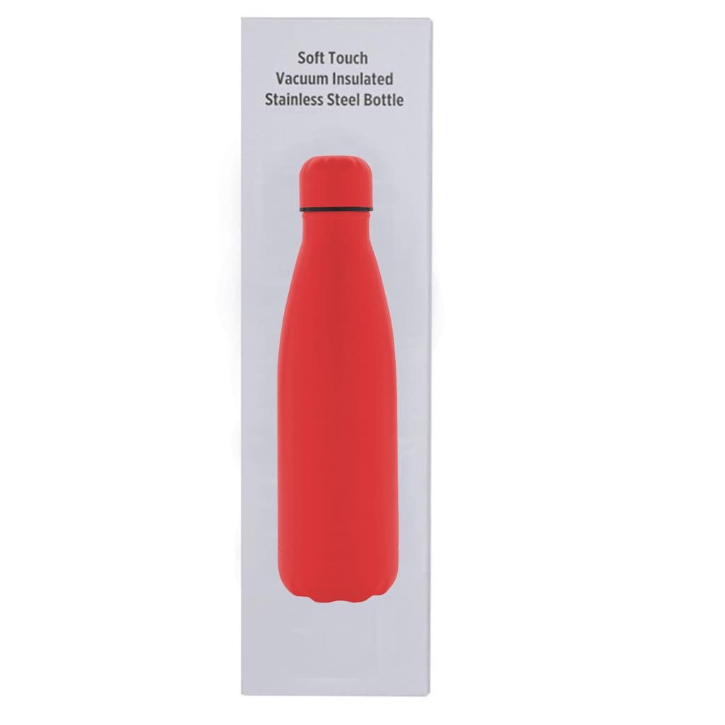 GRODNO - Soft Touch Insulated Water Bottle - Red - Image 2