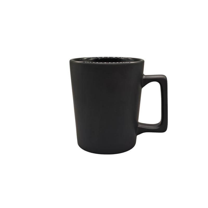 FALLO Ceramic Cup with Wide Grip 400 ml Black
